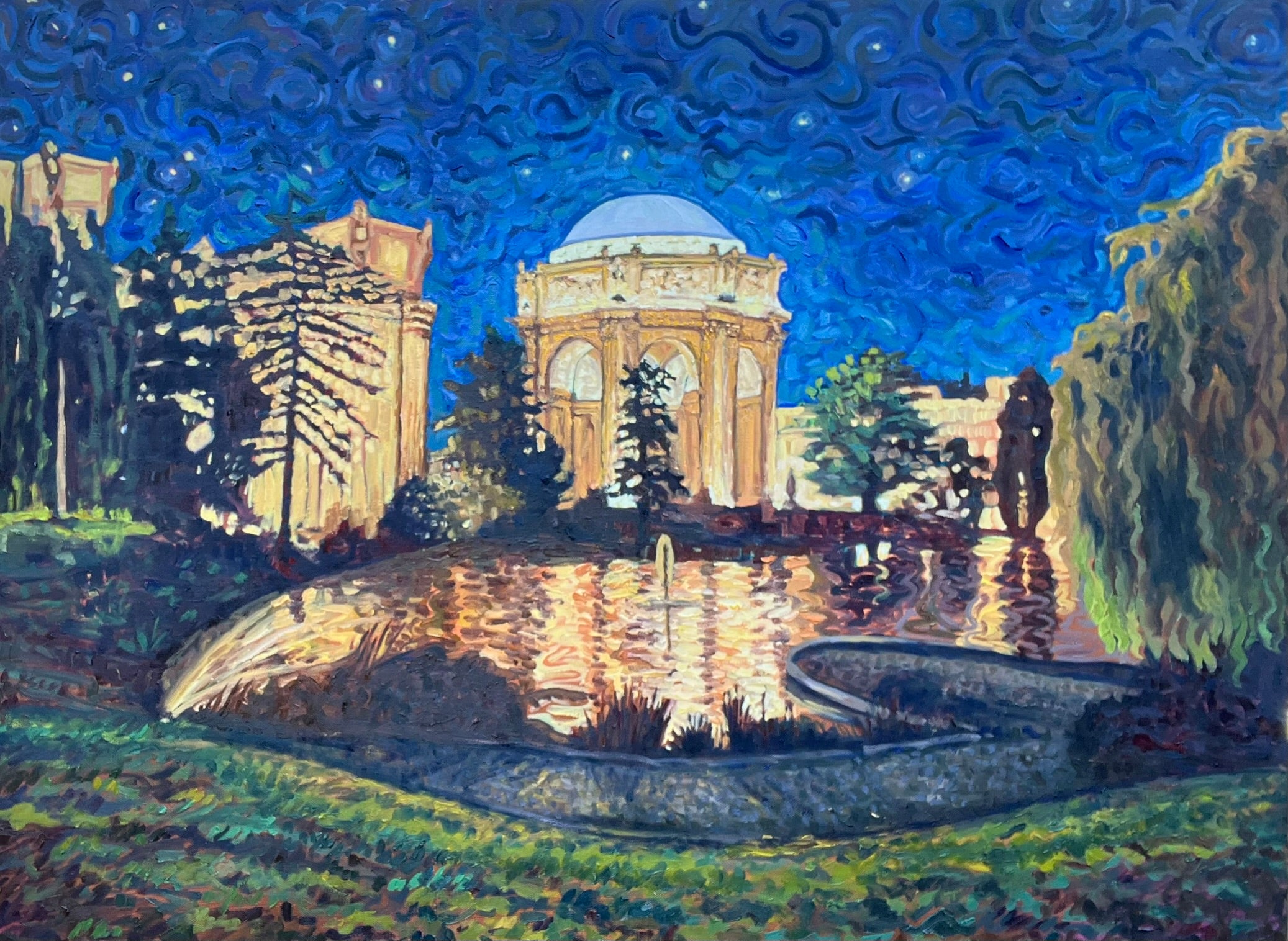Starless Night at the Museum of Fine Arts